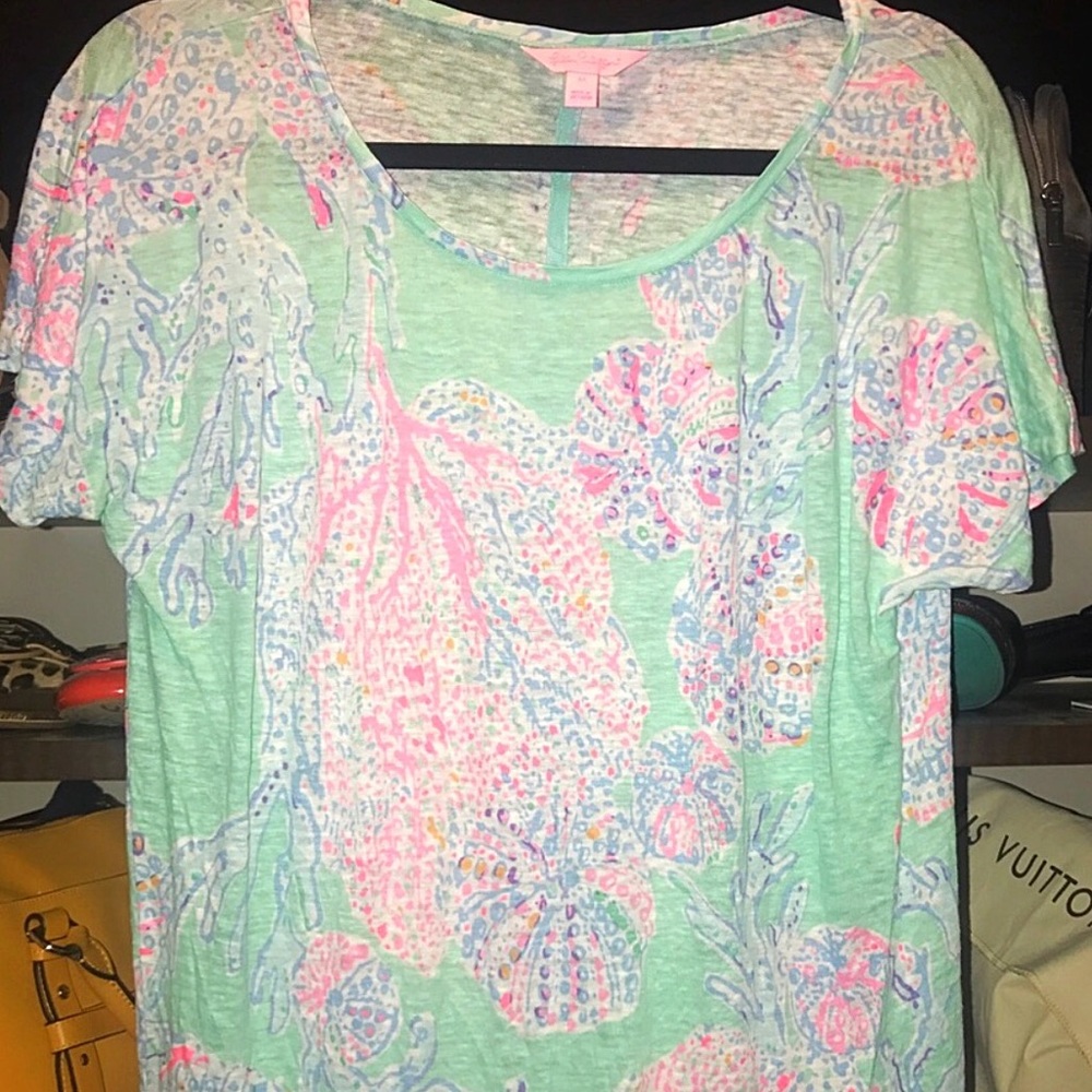 Lilly Pulitzer Minka Linen Top